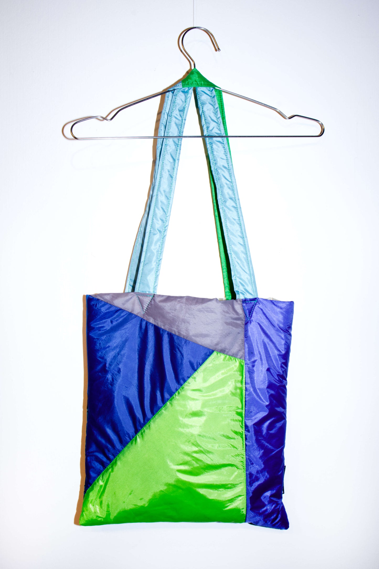 fluffy puffy tote bag chaotic patch