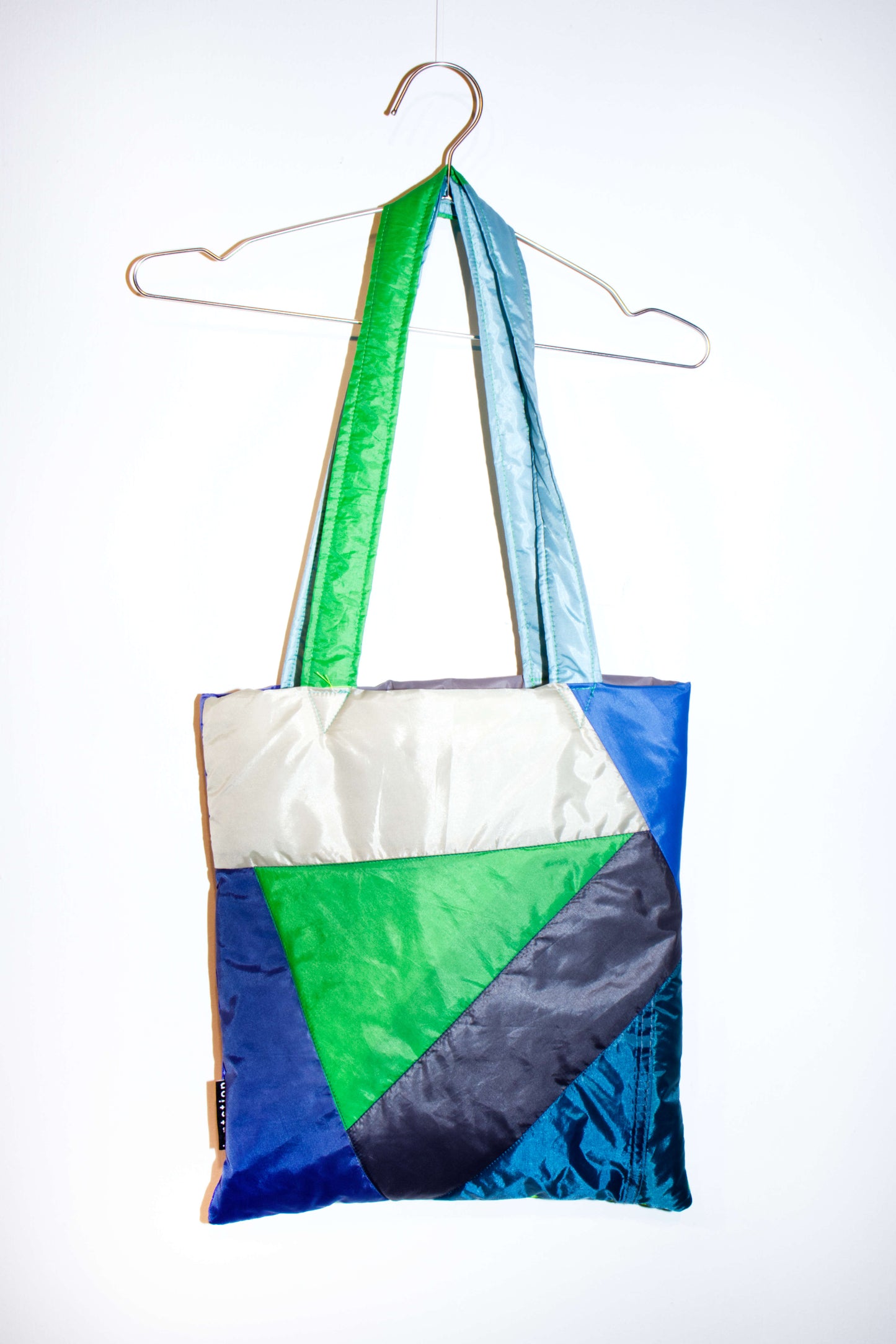 fluffy puffy tote bag chaotic patch