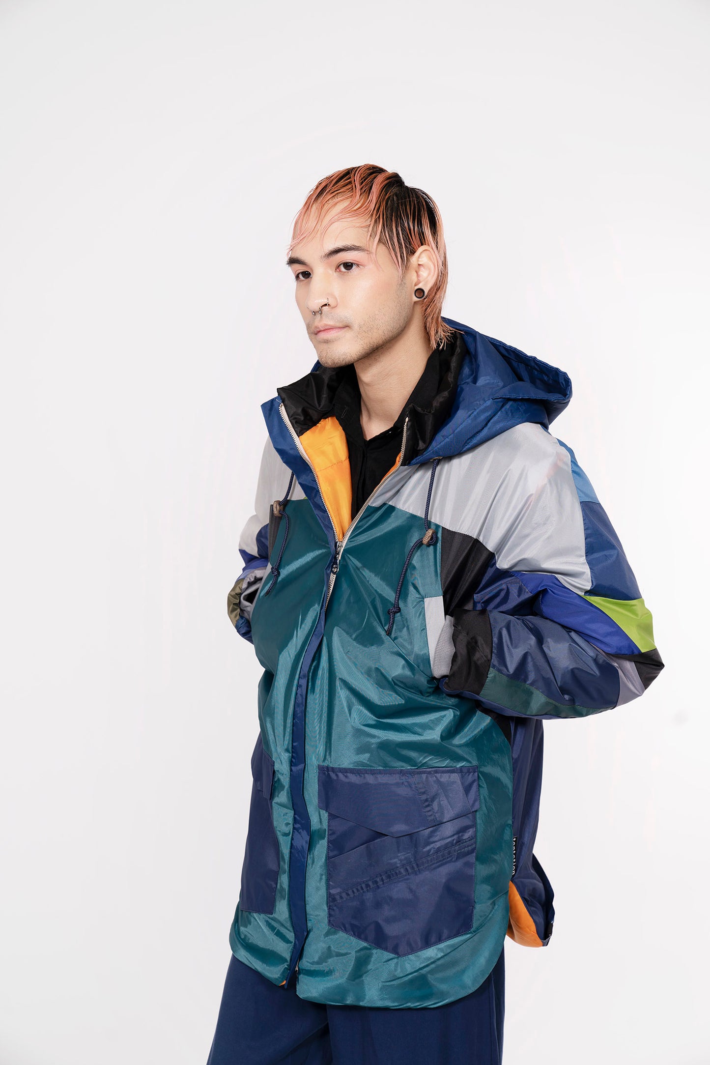 tentation UNISEX PUFFY PARKA CHAOTIC PATCH