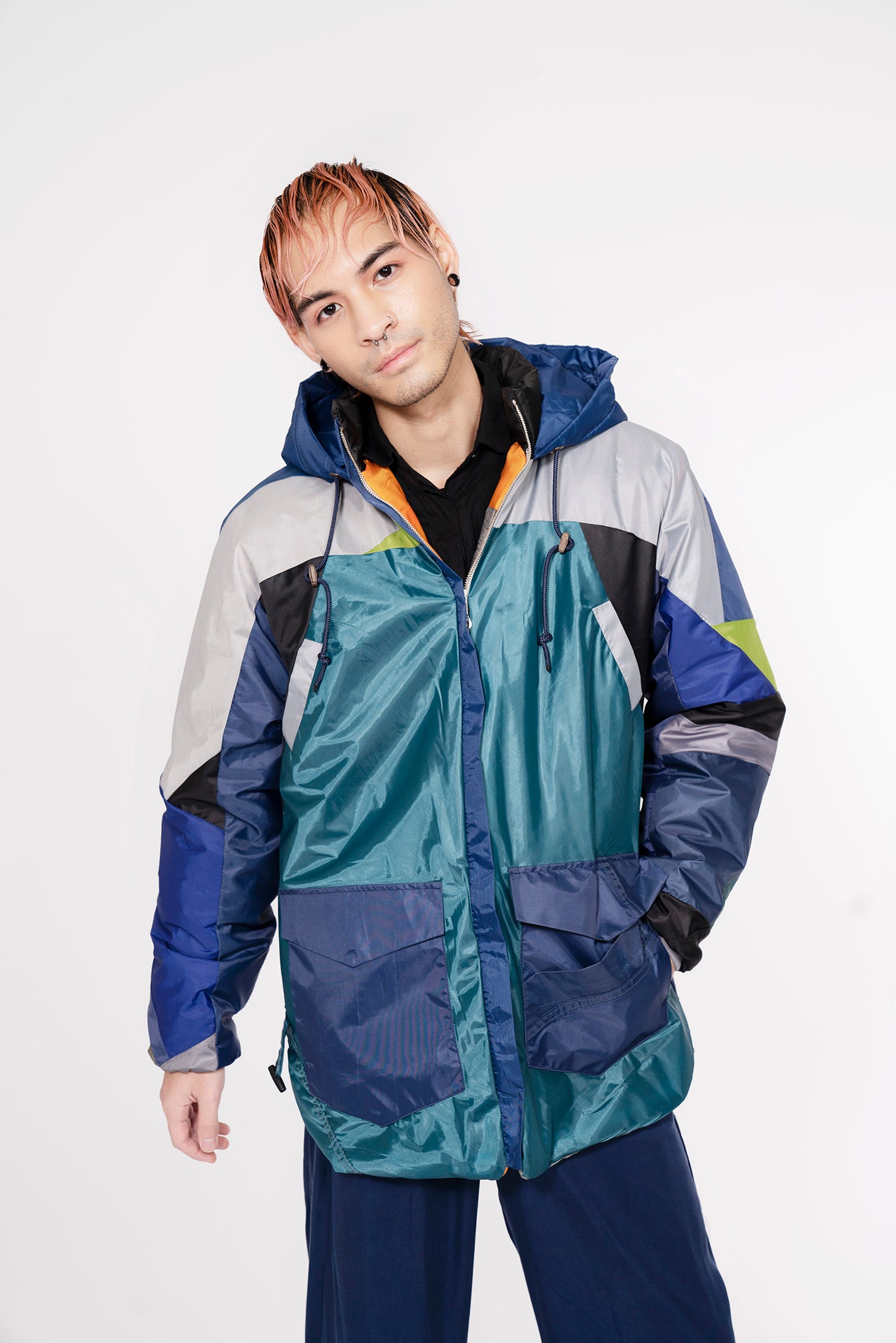 tentation UNISEX PUFFY PARKA CHAOTIC PATCH