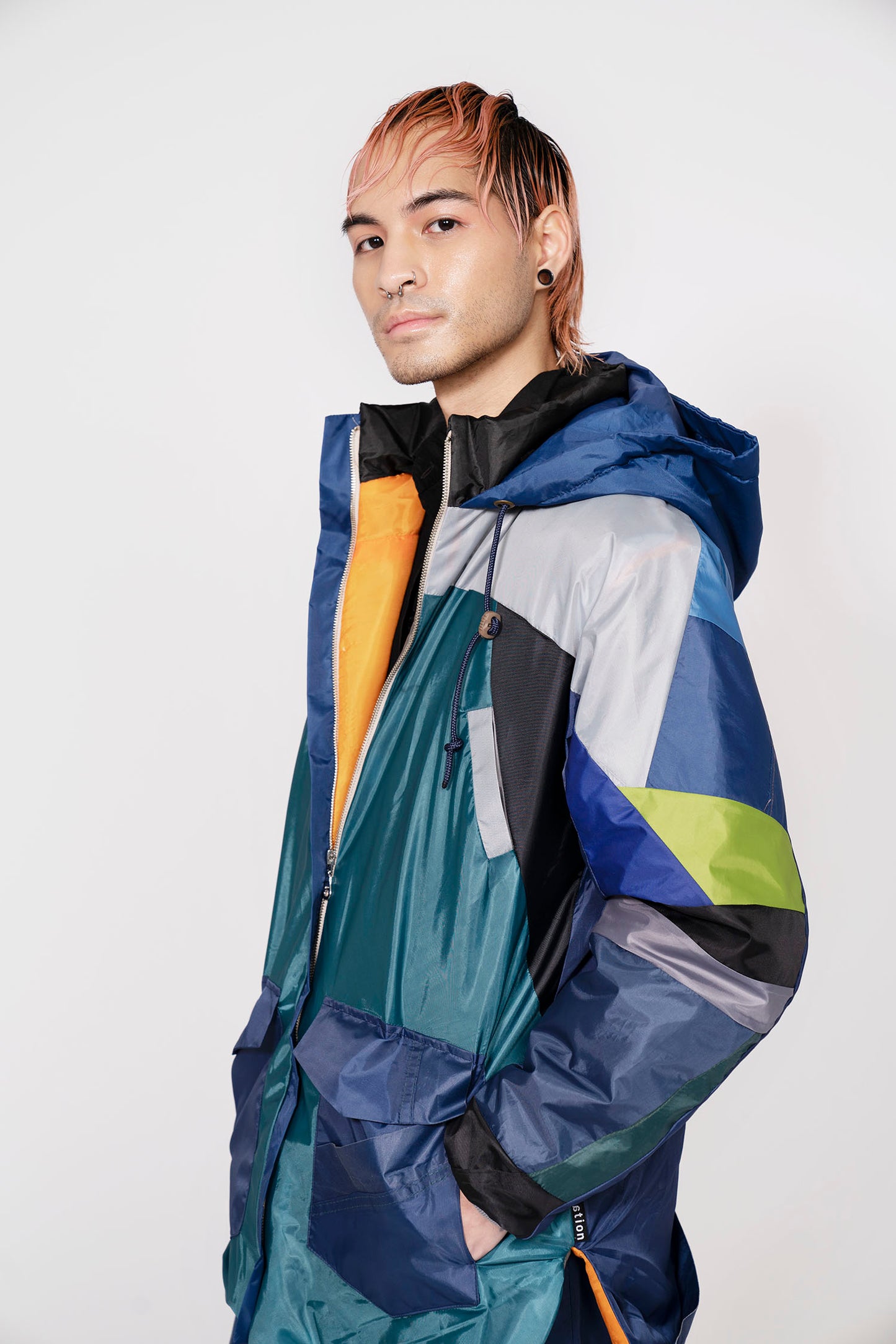 tentation UNISEX PUFFY PARKA CHAOTIC PATCH