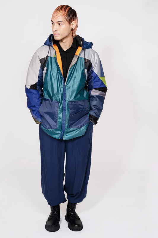 tentation UNISEX PUFFY PARKA CHAOTIC PATCH
